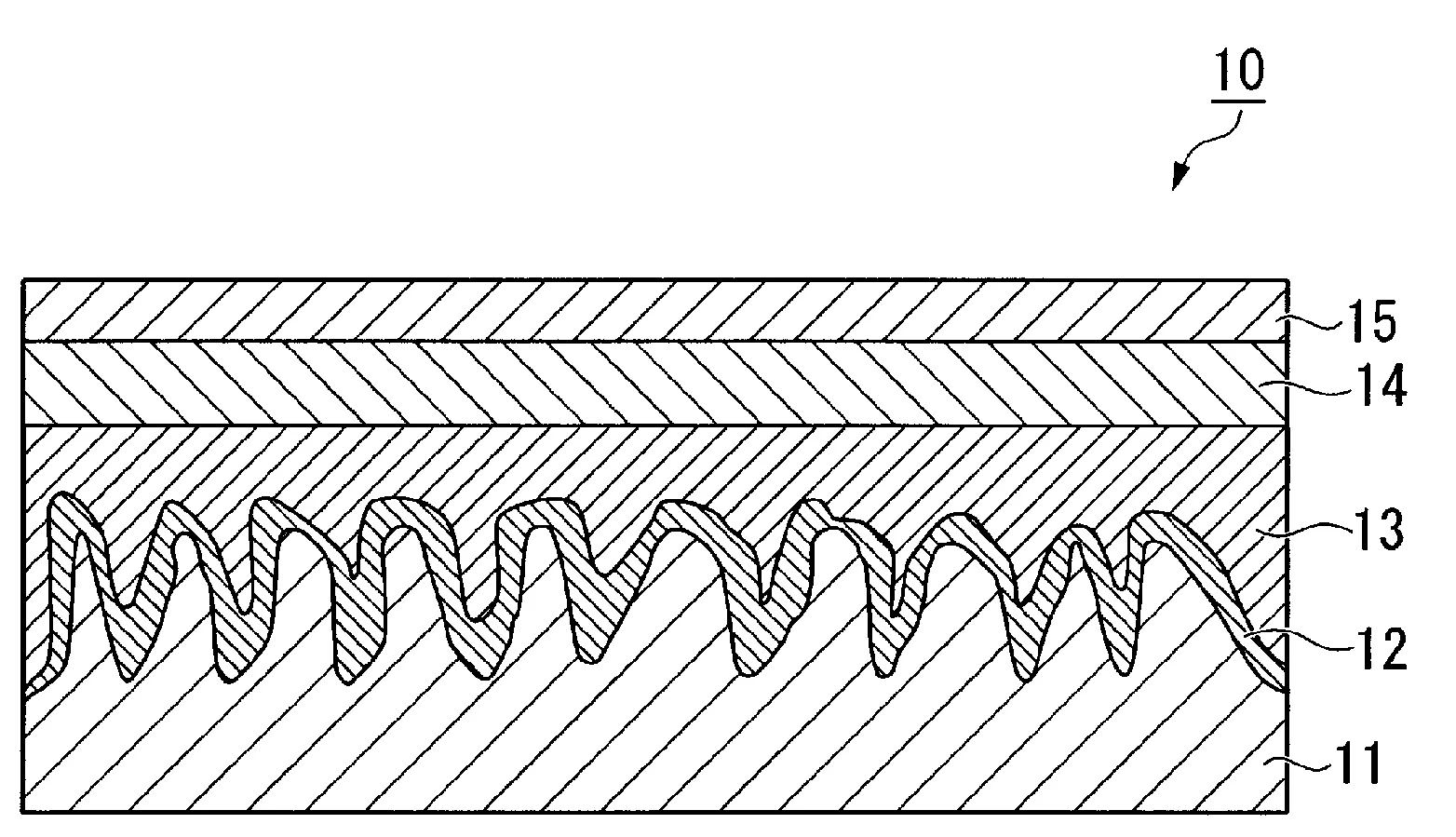 Solid electrolyte capacitor cross-section drawing